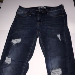 super cute ripped tight jeans